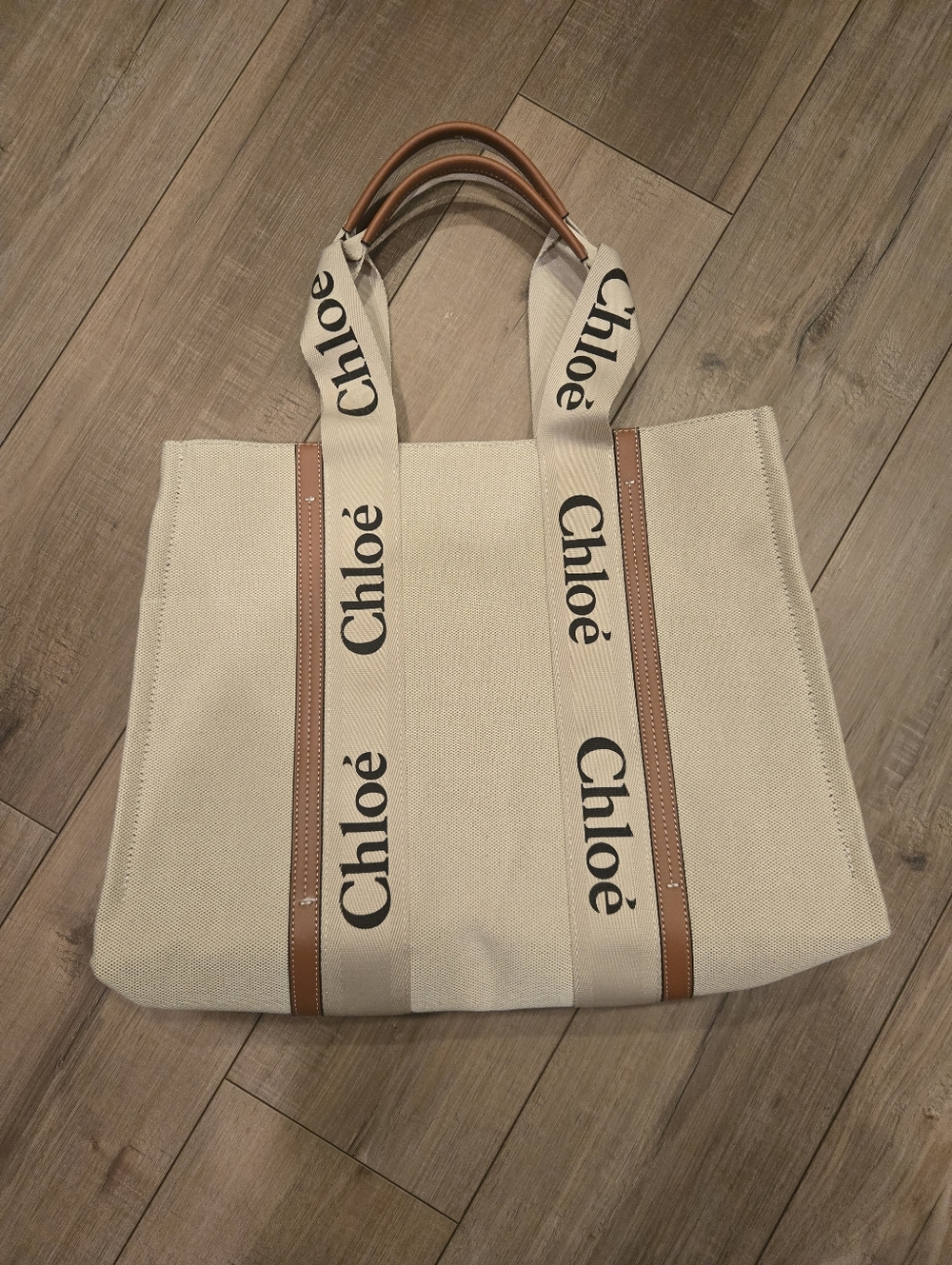 Chloe Canvas Tote Bag Shoulder Bag